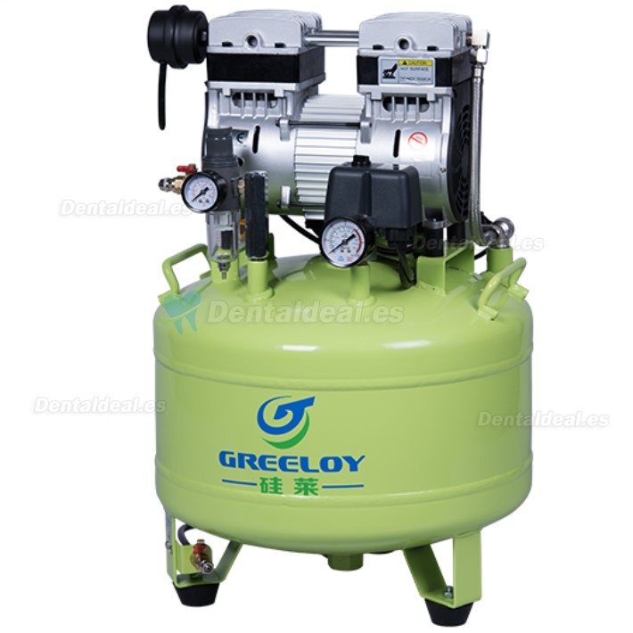Greeloy 800W Compresores de Aire Sin Aceite Dental GA-81